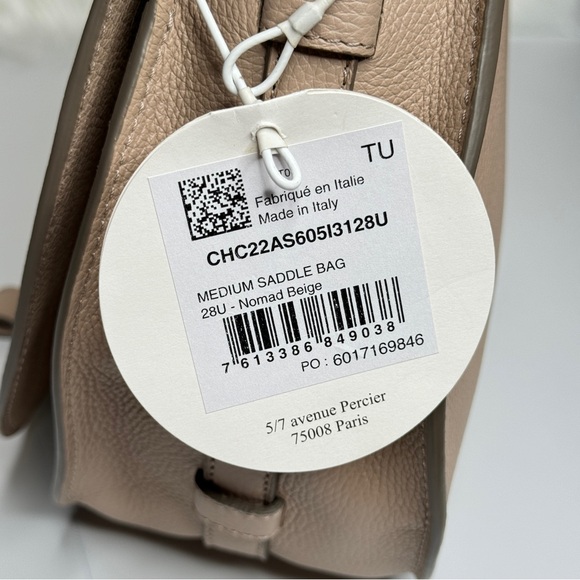 Chloé Marcie Medium Leather Crossbody - Nomad Beige - Picture 12 of 12